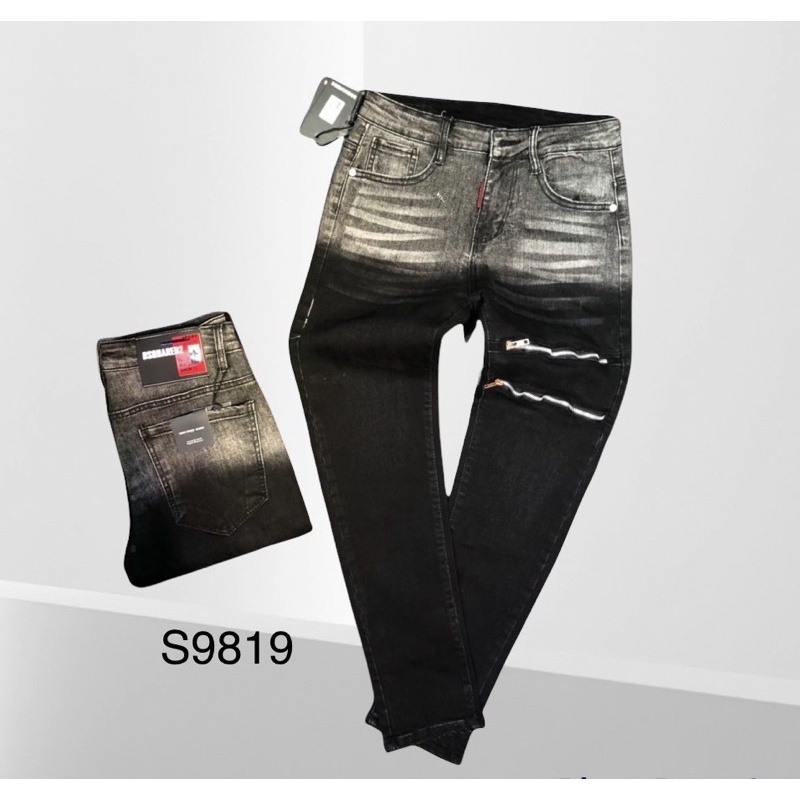 Quần jeans thời trang nam có hoạ tiết khéo khoá, Quần bò phong cách trẻ trung năng động btshop từ 28 đến 32