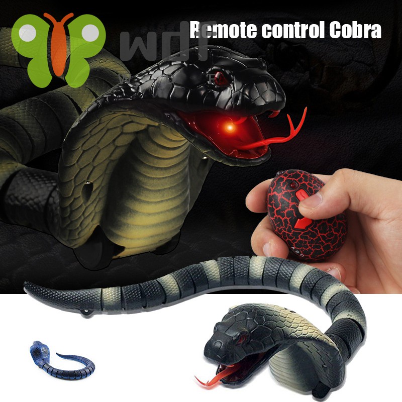 Rattle Snake Toy Realistic Rechargeable Rattlesnake With Remote Control Horror Tricky Desktop Party Game