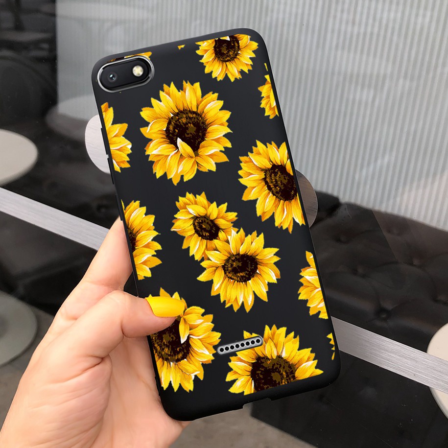 Ốp Điện Thoại Mềm Bo Viền Hình Khủng Long/Hoa Thời Trang Cho Xiaomi Redmi 6A 6A A6 Redmi6A Hongmi6A