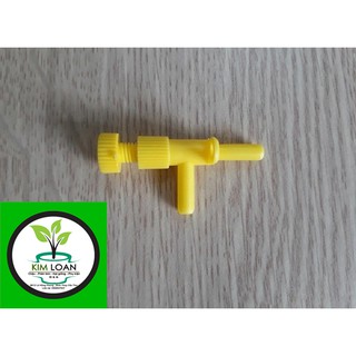 (10 cái) béc nhỏ giọt có ván điều chỉnh lưu lượng cho ống 5mm