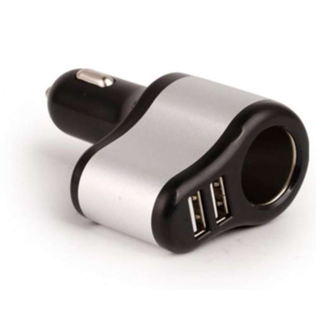 ⚡Video Thật.⚡ Tẩu Sạc Ô Tô - Tẩu Sạc Nhanh Ô Tô Chia 1 Cổng Tẩu, 2 Cổng USB