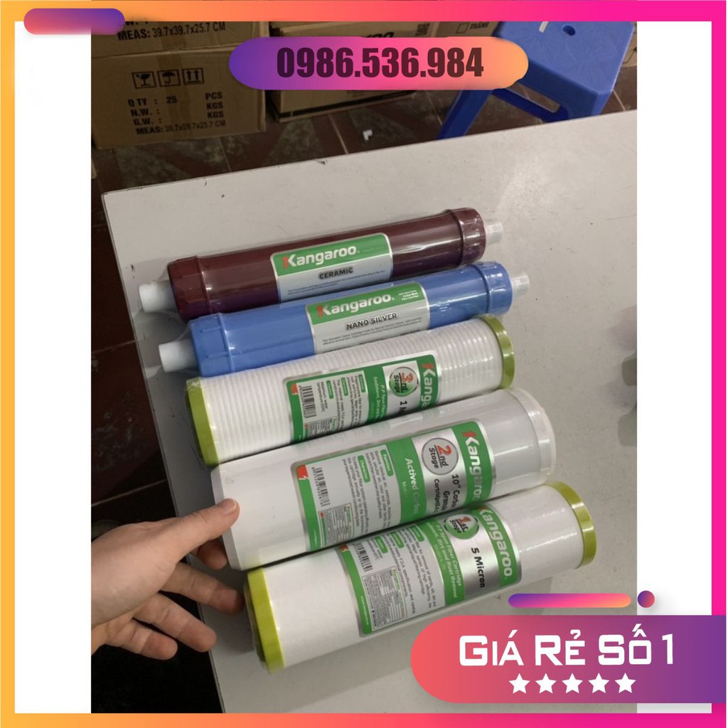 Combo Lõi Lọc Nước 12356 Kangaroo ♥️ Lõi Lọc Nước Kangaroo