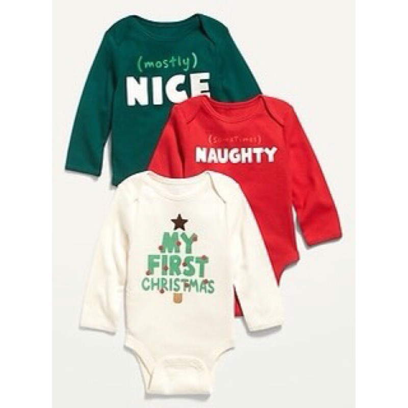 Bodychip Oldnavy tay dài cho bé trai bé gái size 0-24m (ib để chọn mẫu)