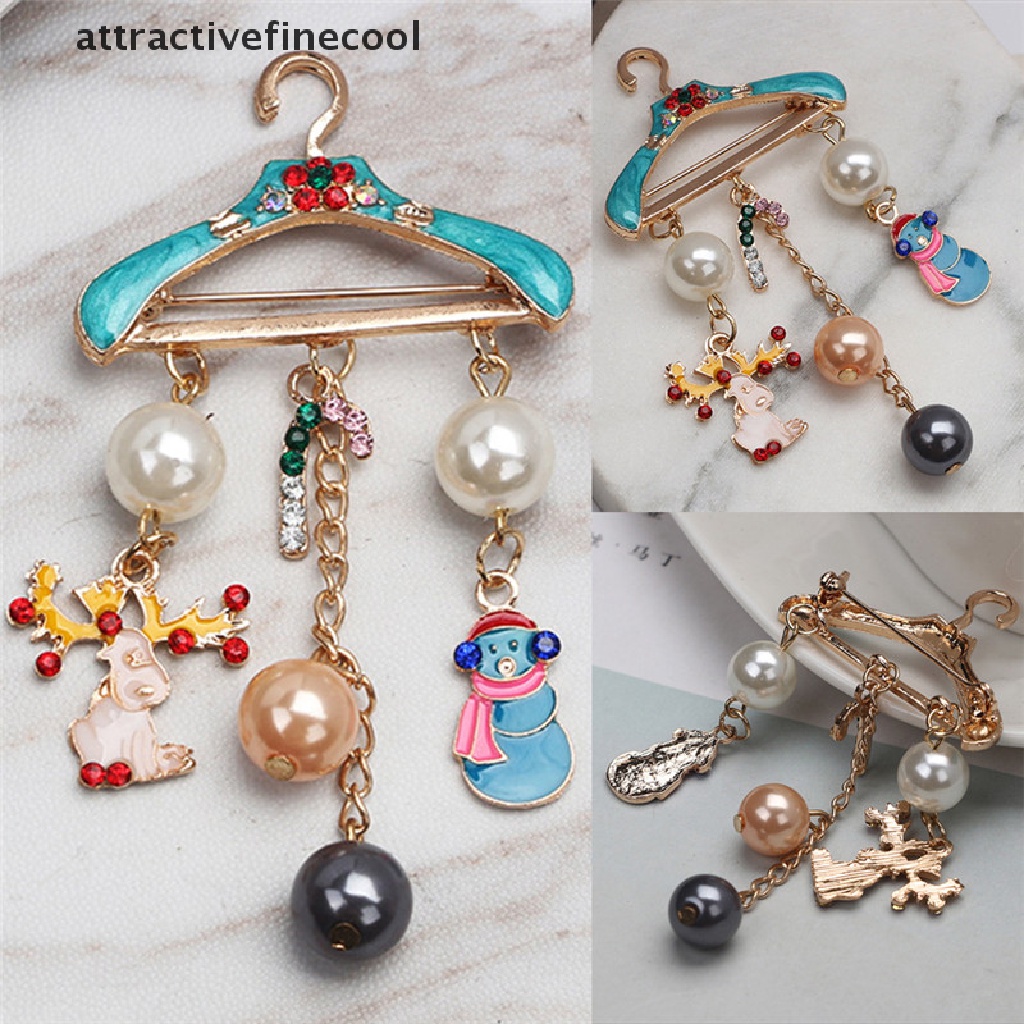 Ghim Cài Áo Hình Tuần Lộc Giáng Sinh Đáng Yêu