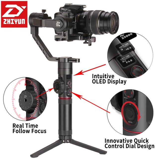 Gimbal chống rung cho máy ảnh - Zhiyun Crane 2 kèm cụm follow focus