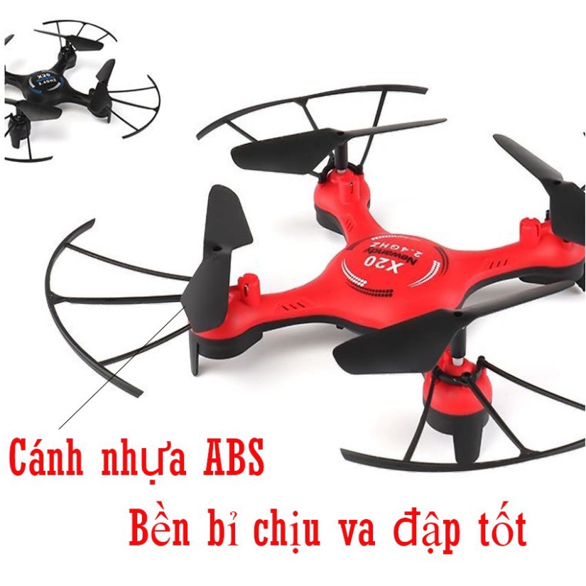 Tặng kèm pin Máy bay điều khiển, Flycam mini kết nối dễ dàng - tự động giữ độ cao