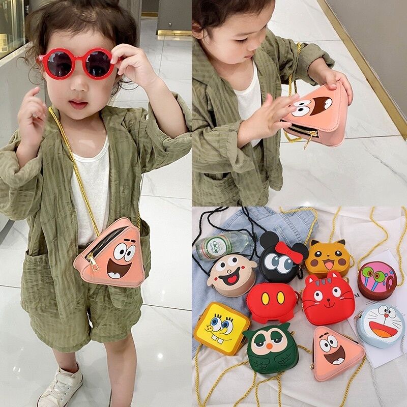 Túi Đeo Chéo Hoạt Hình Dễ Thương Cho Bé