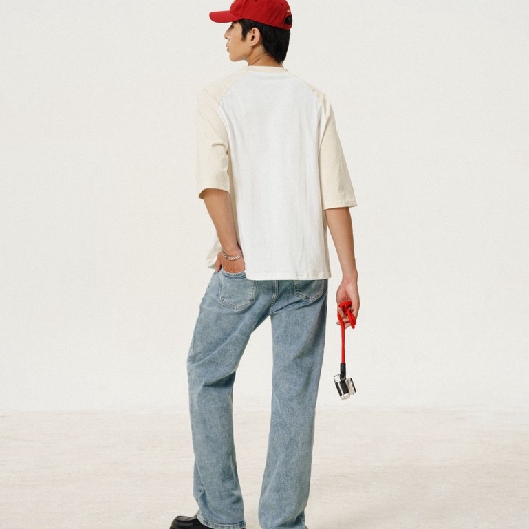 OWL BRAND® CLUB – RAGLAN TEE - Áo thun nam raglan cổ tròn / Tan