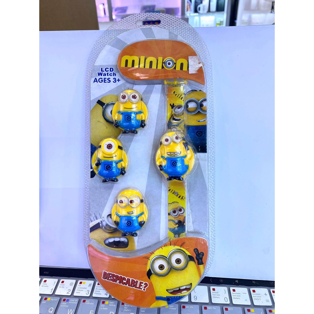 Đồng hồ trẻ em các nhân vật dễ thương: Minion/ Angry Birds/ Sofia/ Avengers/ Doremon/ Mickey Mouse ...