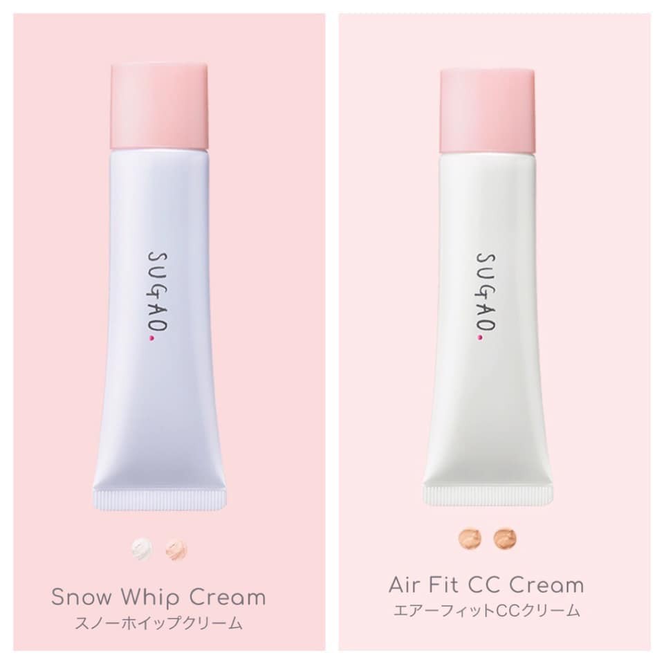 Kem Nền CC Sugao Snow Whipped Cream SPF23PA