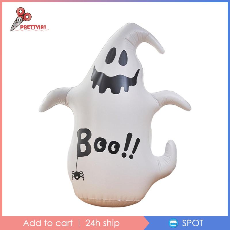 [Prettyia1] Đèn LED Bơm Hơi Trang Trí Sân Vườn Phong Cách Halloween Kèm Điều Khiển Từ Xa