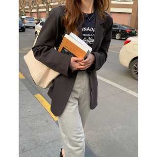 Áo khoác vest blazer nữ 2 lớp Cao cấp Hàn Quốc Dài tay Vest blazer nữ Form rộng Tay dài Thời trang