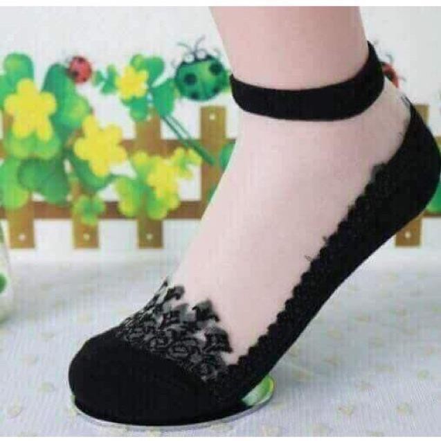 Set 10 Đôi Tất Hài Ren Công Chúa,.
