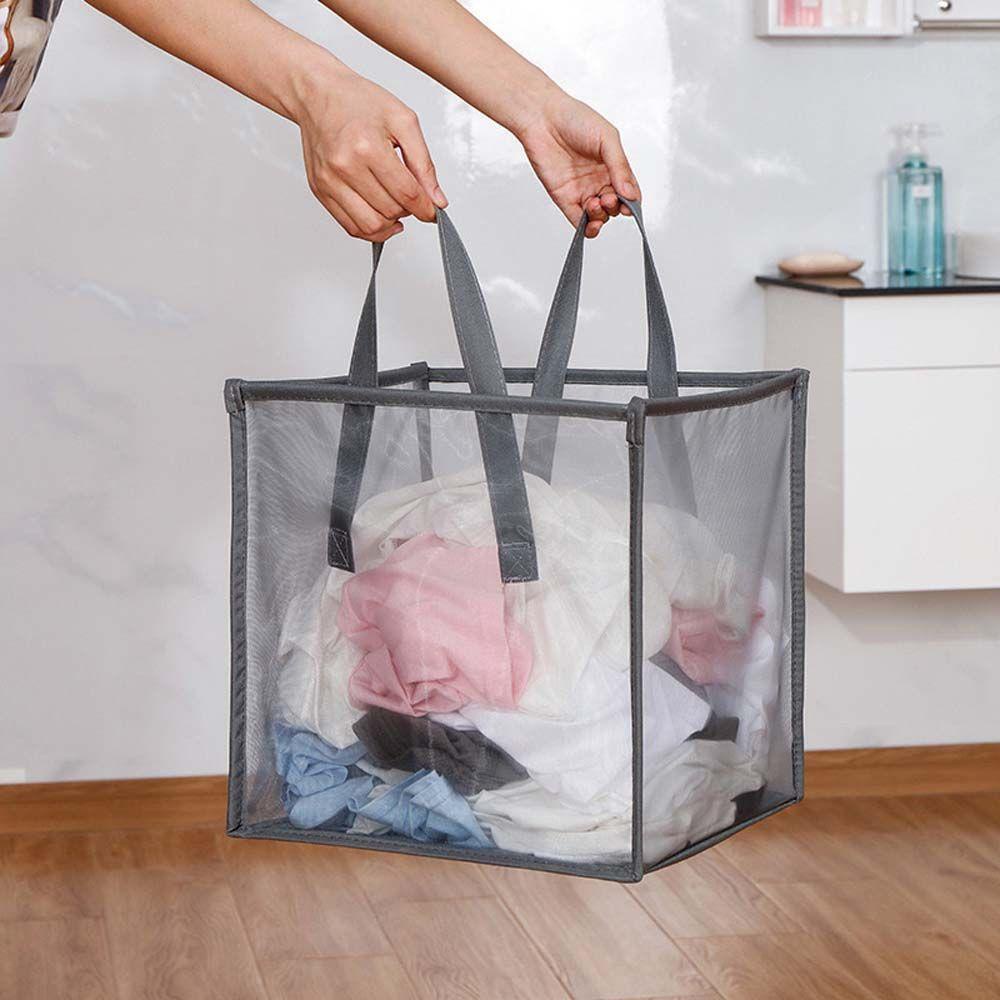 Giỏ Lưới Đựng Đồ Giặt Cỡ Lớn Có Thể Gấp Gọn Tiện Dụng