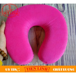 {FREE SHIP} Gối kê cổ CAO SU NON cao cấp , gối chữ U foam du lịch ngủ trưa văn phòng siêu tiện dụng TL225