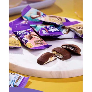 SET GÓI NHỎ ( 9g) CHOCO COOKIES MILKA, KẸO DẺO NHÂN DÂU OREO