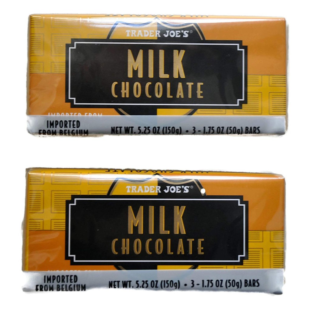 Socola Mỹ Trader Joe's Belgian Milk Chocolate 150g