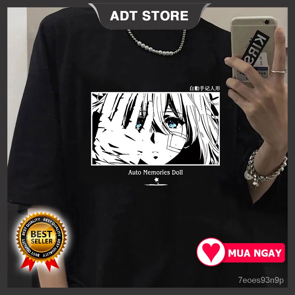 Top 4 Mẫu Áo thun anime Violet Evergarden mẫu HOT độc đẹp giá rẻ