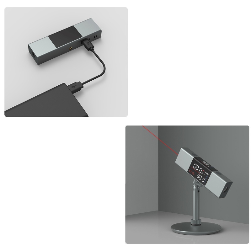 Đồng Hồ Đo Góc 1 Mặt Có Đèn Led Độ Nét Cao Type C