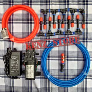 Máy phun sương, tưới lan, tưới cây 10 béc 1 cửa, bộ tưới vườn đầy đủ phụ kiện