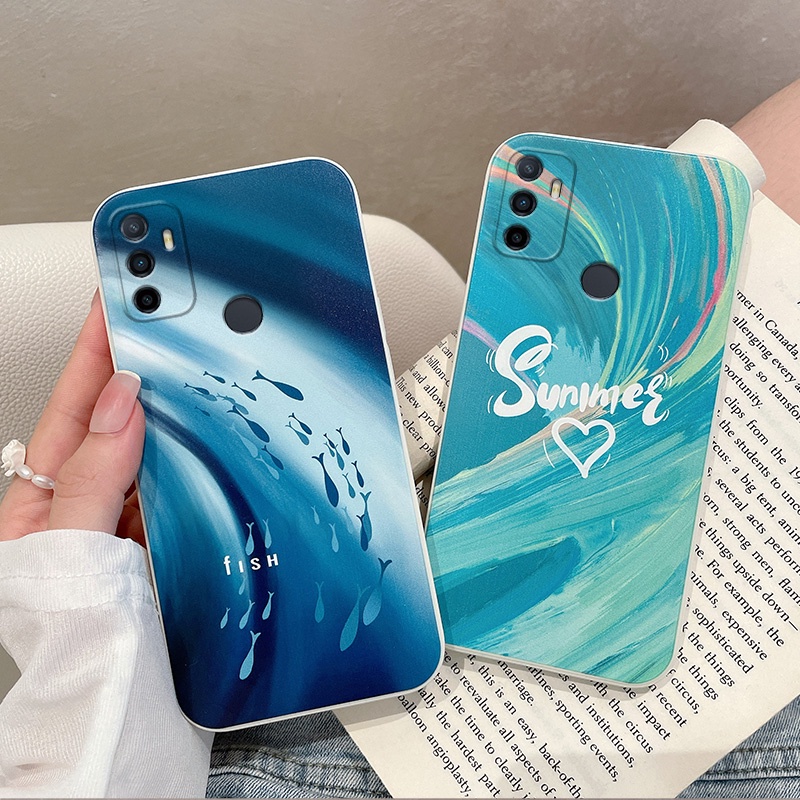 Silicone Phone Case Oppo A76 4G A96 4G Reno 5 A53 2020 A33 2020 A15 A15s A3s Realme C1 A12e F1s Soft Phone Cover Casing