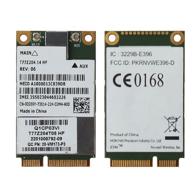 Mô Đun Thẻ Chuyển Đổi Không Dây Pci-E Cho Dell Latitude E6420 E5420 0269y 00269y Dw5630 5630 For Gobi 3000 3g Evdo / Wcdma Wcwa Gbi 77