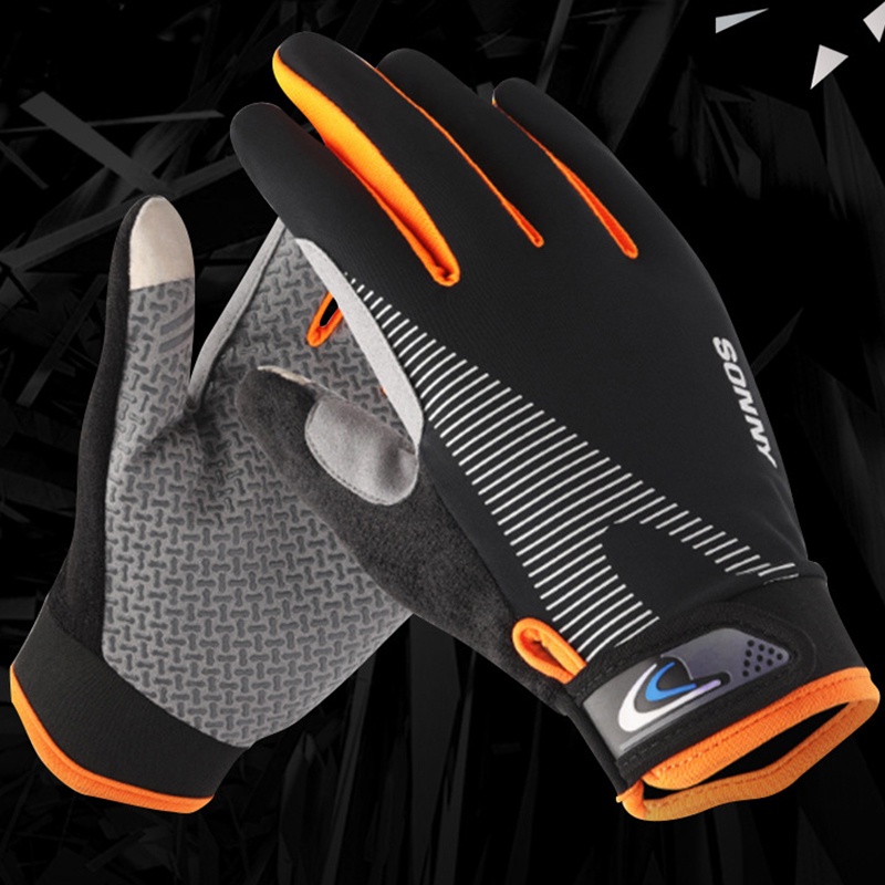 Găng Tay Lái Xe Hở Ngón Thoáng Khí Chống Mài Mòn Cao Cấp