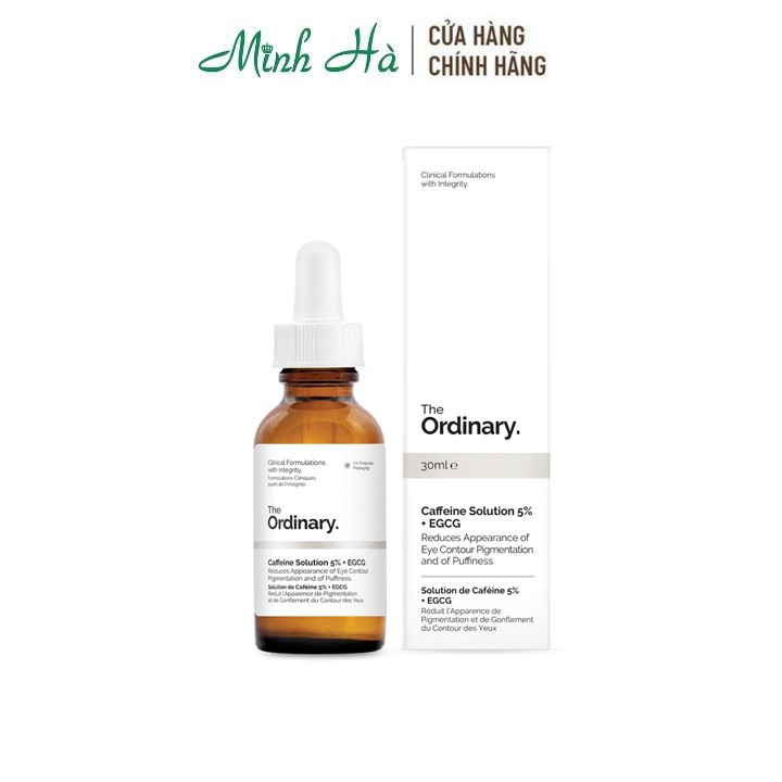 Serum The Ordinary Caffeine Solutions 5% + EGCG dưỡng mờ thâm mắt