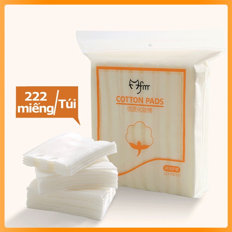 Bông Tẩy Trang 3 Lớp Cotton Pads 222 Miếng - Nội Địa Trung (chỉ bán hàng loại 1)