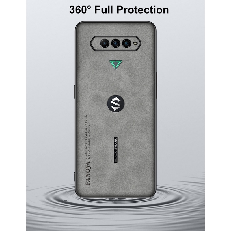 Bao Da Điện Thoại pu Chống Sốc Phong Cách vintage Cho xiaomi black shark 4 5 3 3s 4s pro Ốp