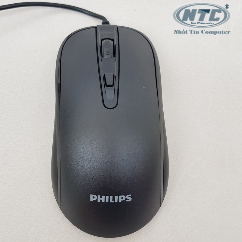 Chuột có dây siêu bền Philips M214-thích hợp dùng đồ họa