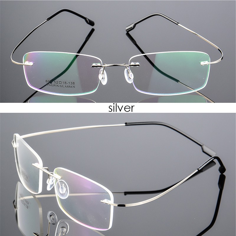 Kính cận thị gọng hợp kim titan siêu mỏng cho nam và nữ | BigBuy360 - bigbuy360.vn