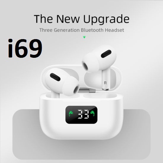 Tai Nghe Bluetooth TWS Aipot pro i69 Hàng Xịn - Định Vị - Đổi Tên - Hiển Thị Phần Trăm Pin - Âm Thanh Hay - Bass Căng