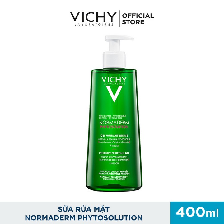 Bộ sản phẩm làm sạch sâu, giảm bã nhờn và se khít lỗ chân lông Vichy