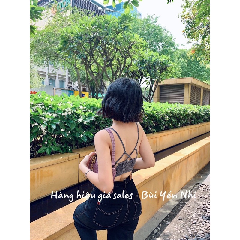 Áo F21 màu giả denim