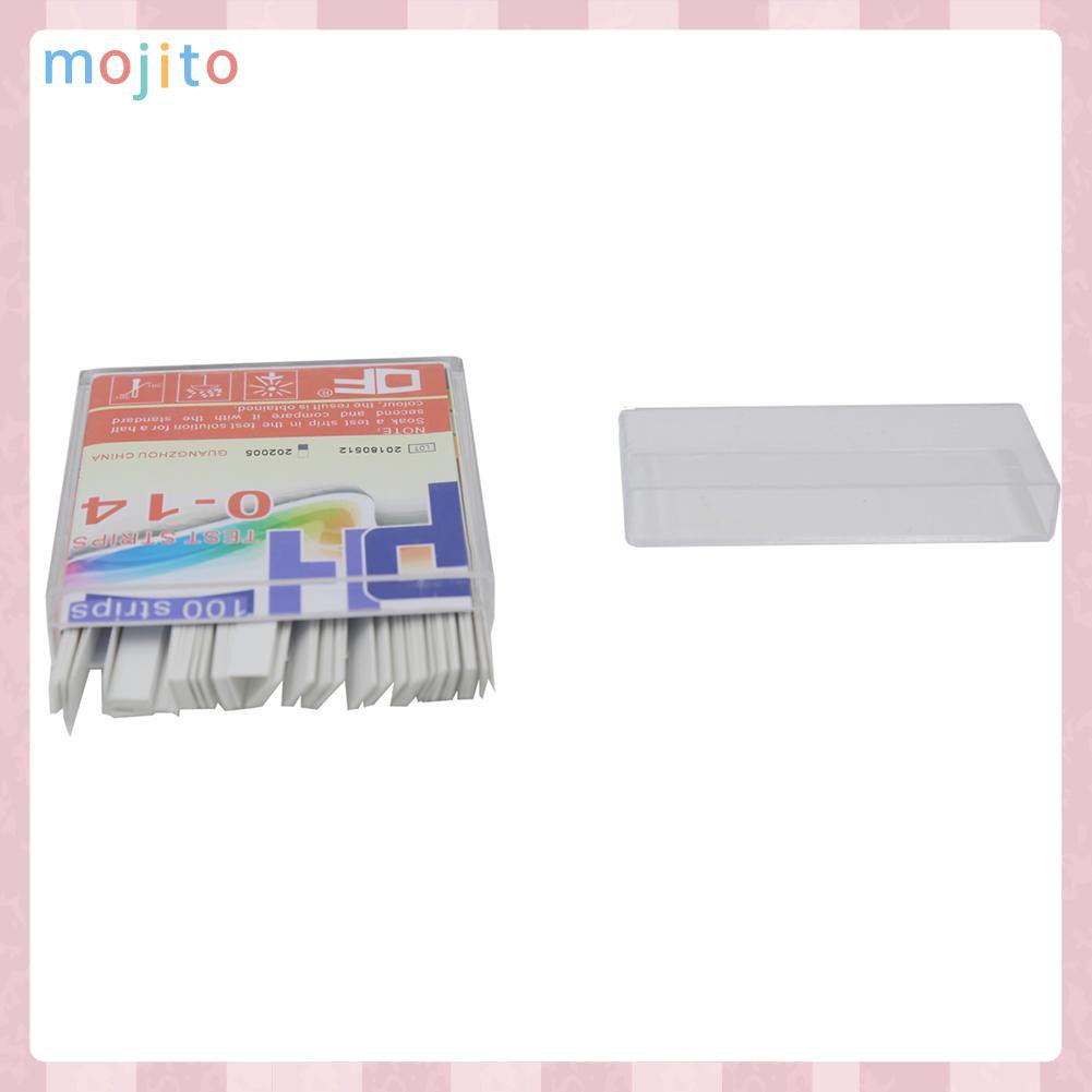 MOJITO 100pcs 0-14 pH Test Strips Alkaline Acid Indicator Paper Litmus Tester