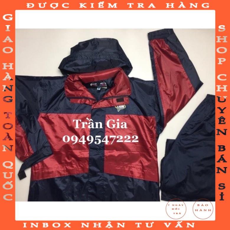 ÁO MƯA BỘ 2 LỚP LION CAO CẤP (Sỉ inbox) jluusy