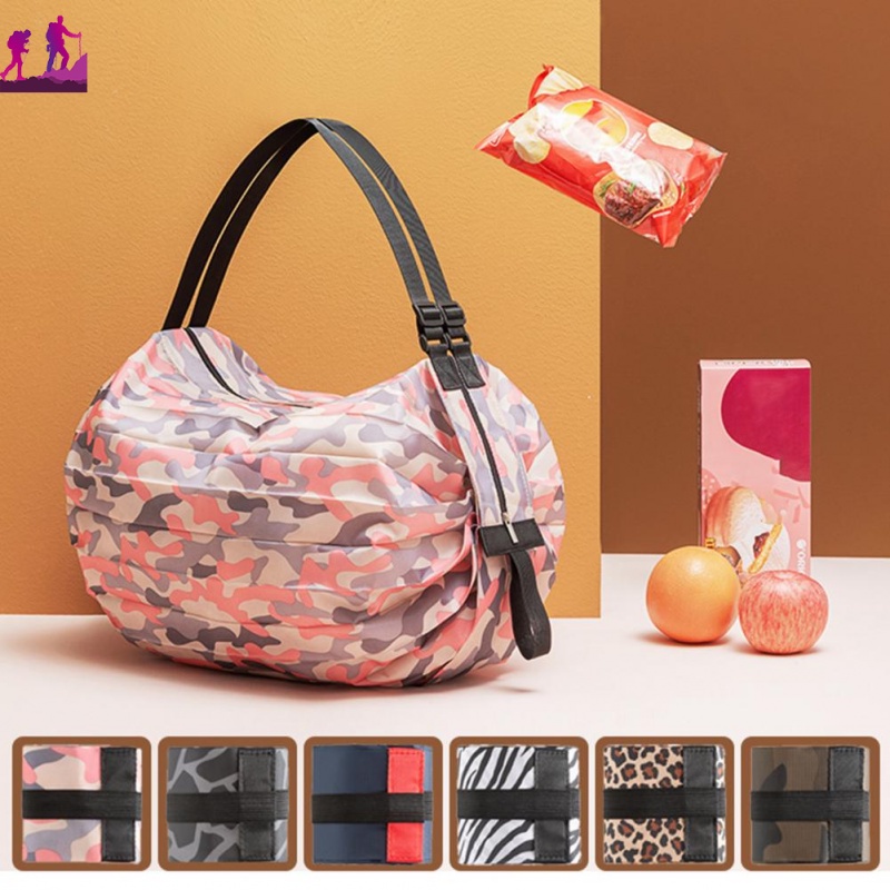 Túi Đeo Vai Xếp Gọn Bằng Nylon Dày Dặn Cỡ Lớn Tiện Dụng Cho Nữ