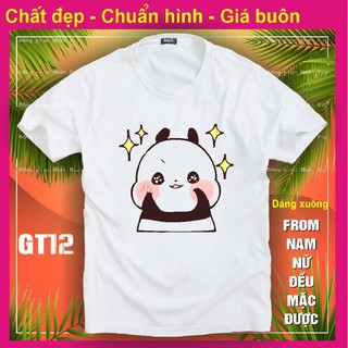 (mịn,xịn,thơm) áo thun gấu trúc đẹp GT12, chất đẹp, bao đổi trả,phông, panda dễ thương kute,icoi gấu trúc chipi