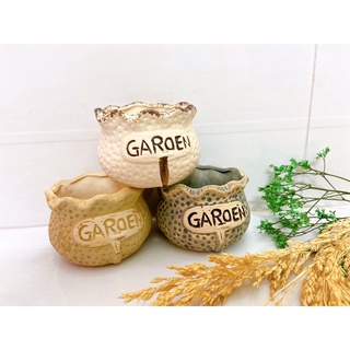 chậu sứ giả cổ chữ Garden