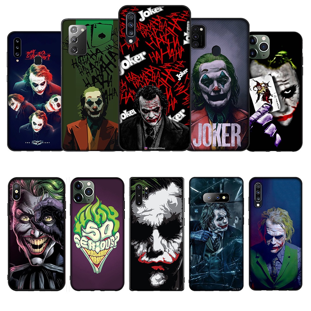 Ốp Điện Thoại Silicon TPU Mềm Hình Batman Dark Knight Joker Cho iPhone 7 8 Plus X XS Max XR SXDE4