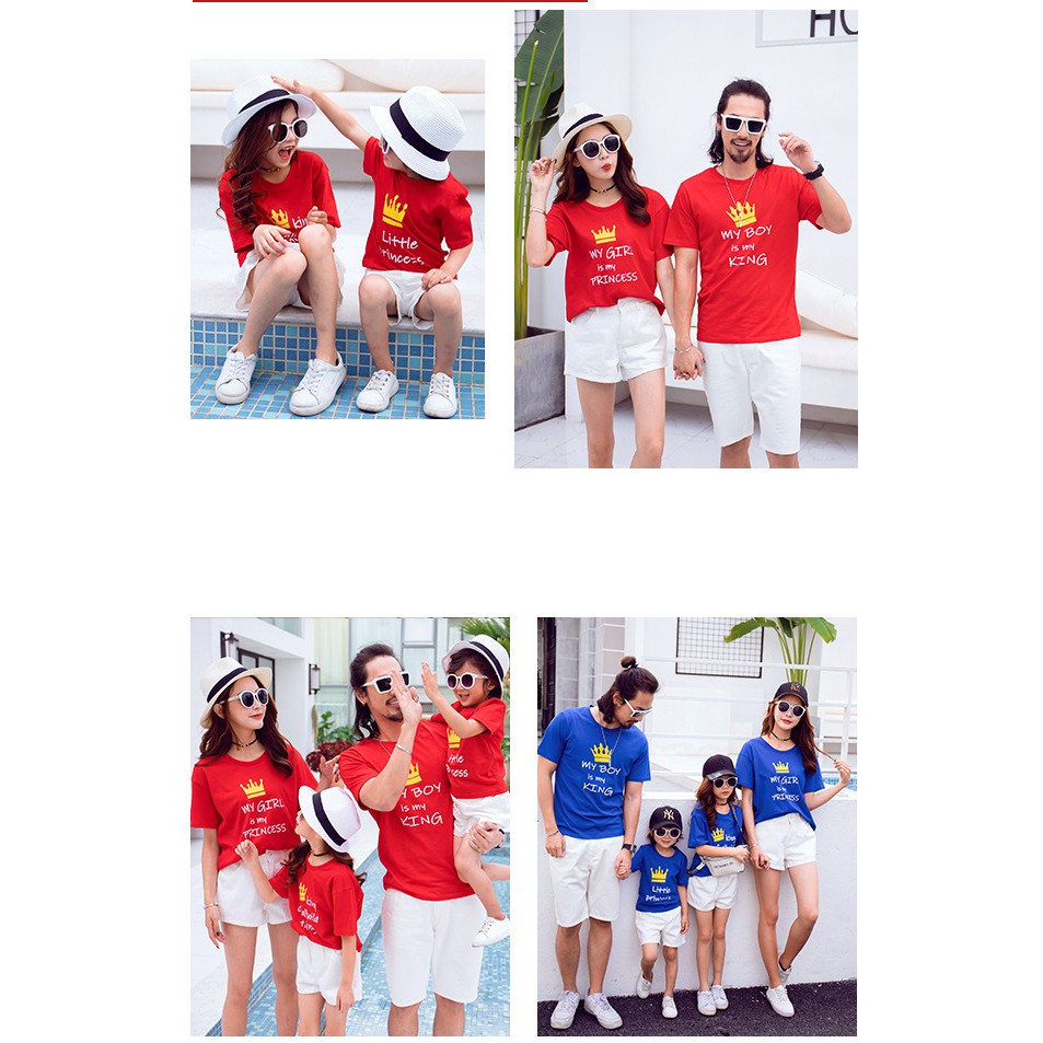 Áo gia đình - Đồng phục gia đình đẹp  (Có hình thật + Logo thương hiệu)  Gia đình hoàng gia