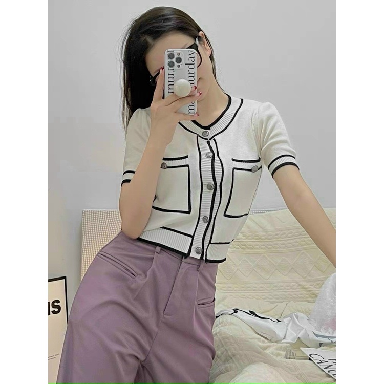 Áo Khoác Len Style Học Sinh 4 Màu Có Logo Tay Dài Chất Đẹp Cho Năm Học Mới | Bé Tiu Clothing | BigBuy360 - bigbuy360.vn