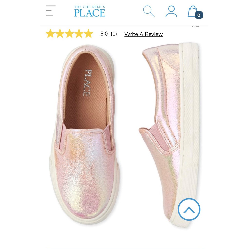 Giày Lười Màu Hồng  Bé Gái