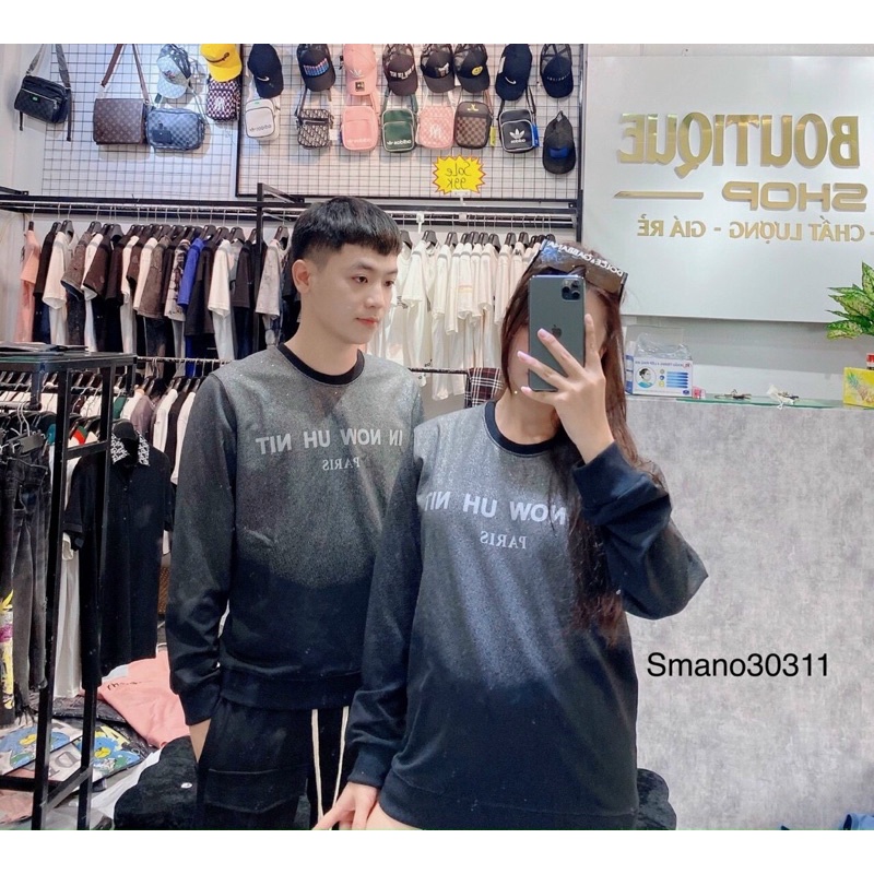 Áo nỉ nam thu đông dài tay uhnit chất poly thể thao cao cấp phong cách unisex | BigBuy360 - bigbuy360.vn