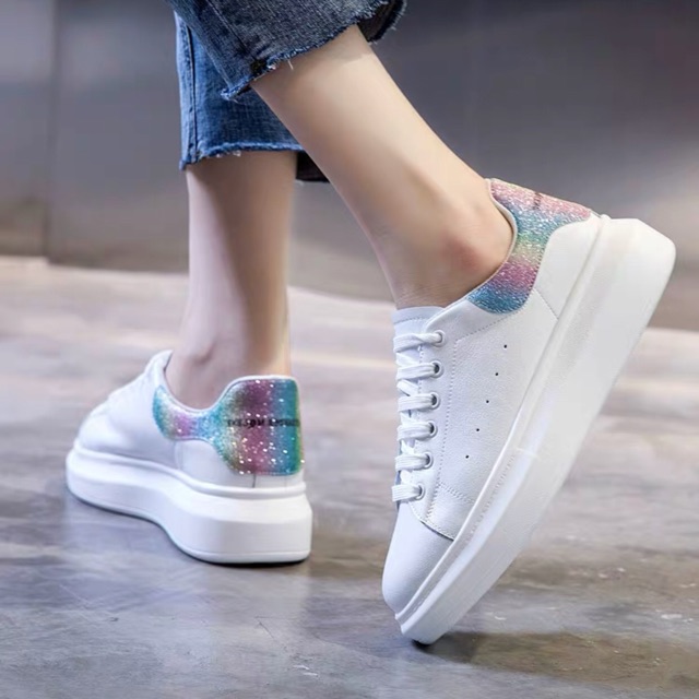 ] Giày thể thao nữ gót nhũ fullboxx