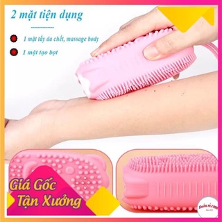 Bông tắm silicon tạo bọt 2 mặt hình chuột