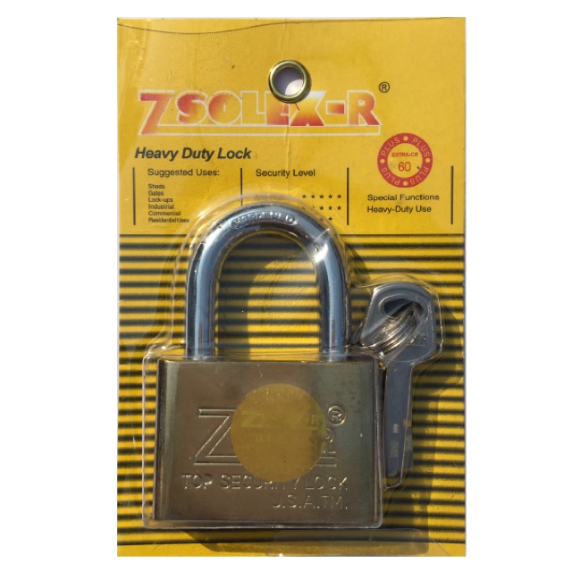 Ổ khoá chống trộm Zsolex 40mm, 60mm chống cắt