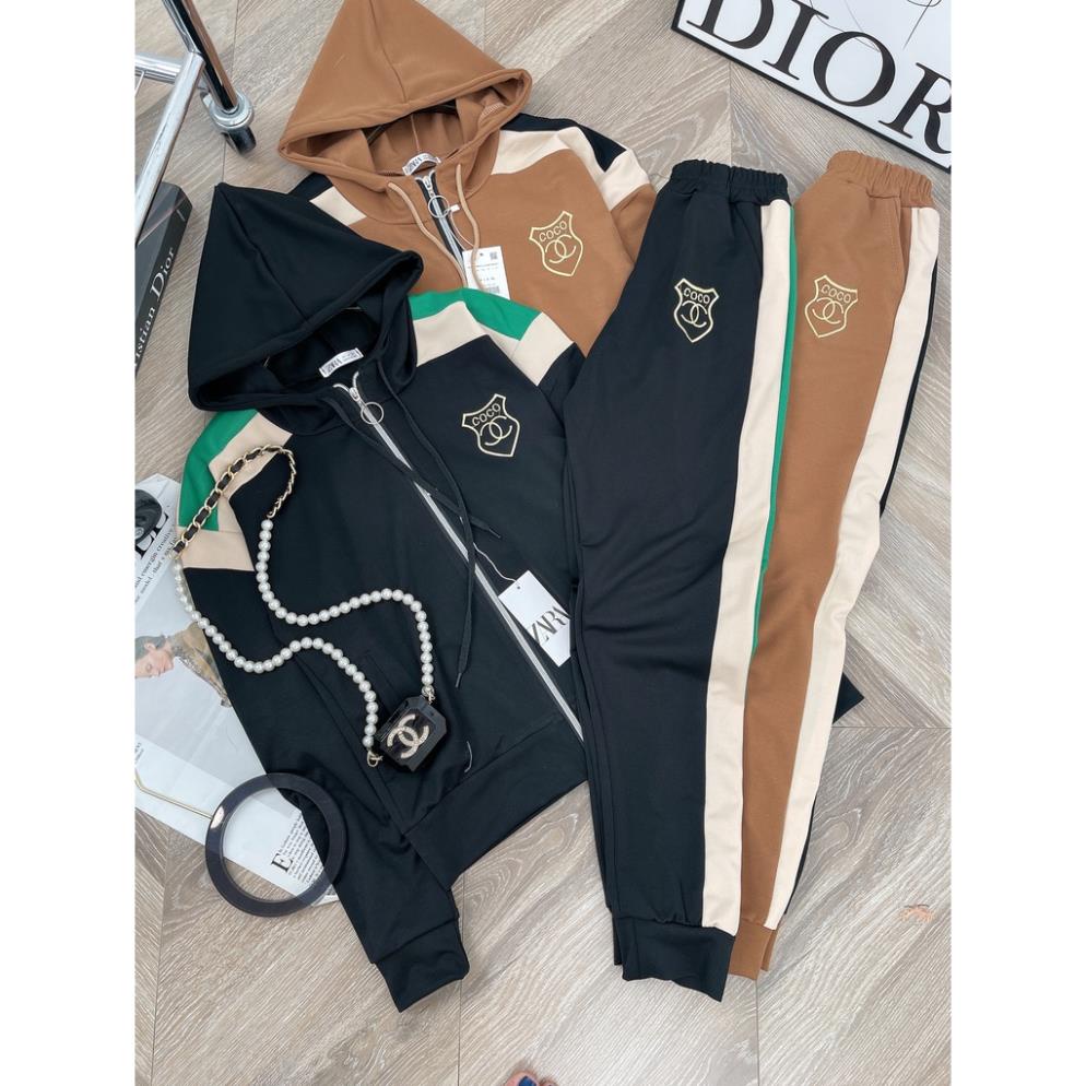 [ 𝐅𝐑𝐄𝐄 𝐒𝐇𝐈𝐏 ] SÉT BỘ THỂ THAO MŨ  PHỐI MÀU TRẮNG ĐEN