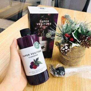 Sữa Rửa Mặt Rau Củ Thải Độc Super Vegitoks Cleanser 200ml